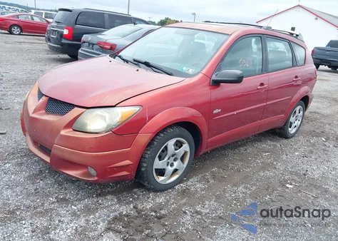 2003 Pontiac Vibe from USA, damaged, VIN 5Y2SL64843Z483625